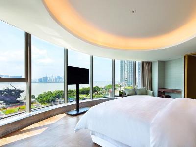 bedroom - hotel sheraton grand hangzhou binjiang - hangzhou, china