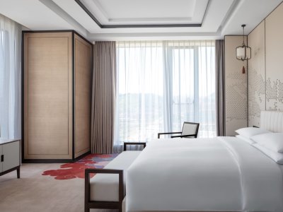 bedroom 2 - hotel hangzhou marriott hotel lin'an - hangzhou, china