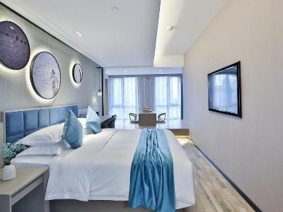 bedroom - hotel hangzhou ssaw xin - hangzhou, china