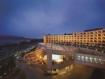exterior view - hotel grand hyatt hangzhou - hangzhou, china