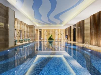 indoor pool - hotel wanda realm harbin - harbin, china
