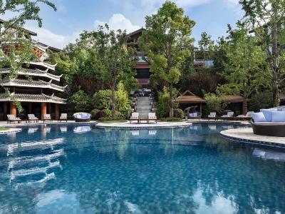 outdoor pool - hotel anantara guiyang - guiyang, china