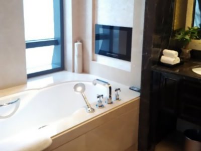 bathroom - hotel wanda vista quanzhou - quanzhou, china