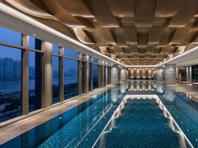 indoor pool - hotel hilton quanzhou riverside - quanzhou, china