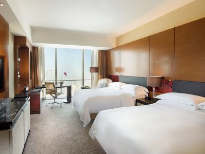 bedroom 1 - hotel hilton shijiazhuang - shijiazhuang, china