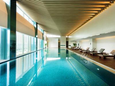 indoor pool - hotel hilton yantai golden coast - yantai, china