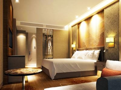 bedroom - hotel hilton yantai - yantai, china