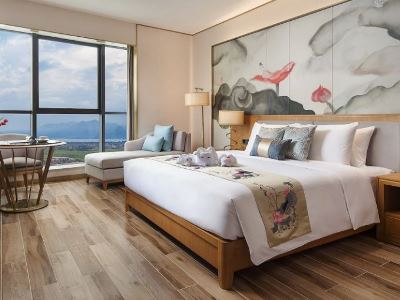 bedroom - hotel ramada plaza by wyndham fuxian lake - yuxi, china