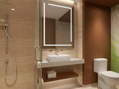bathroom - hotel hilton garden inn qidong - qidong, china