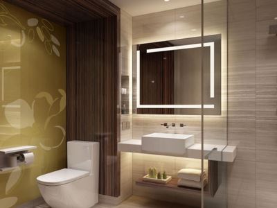 bathroom - hotel hilton garden inn shiyan - shiyan, china