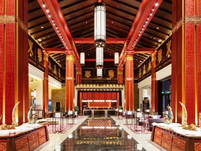 lobby - hotel hilton linzhi resort - linzhi, china