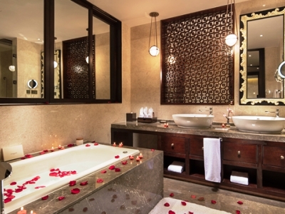 bathroom - hotel hilton linzhi resort - linzhi, china