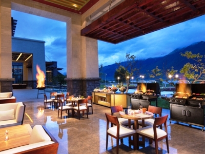restaurant - hotel hilton linzhi resort - linzhi, china