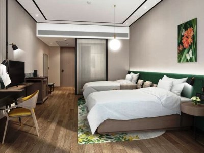 bedroom 1 - hotel hilton garden inn anshan - anshan, china
