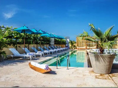 outdoor pool - hotel nacar hotel cartagena, curio collection - cartagena, colombia