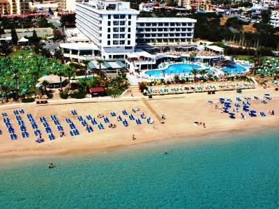 exterior view - hotel sunrise beach - protaras, cyprus