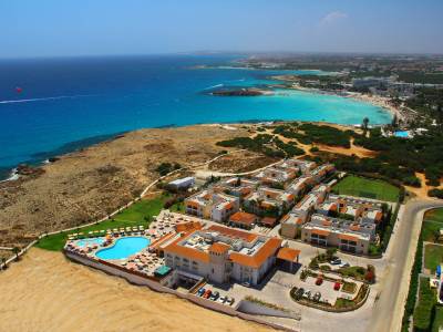 exterior view - hotel aktea beach village - ayia napa, cyprus
