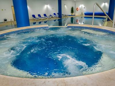 indoor pool - hotel aktea beach village - ayia napa, cyprus