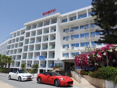 exterior view - hotel corfu - ayia napa, cyprus