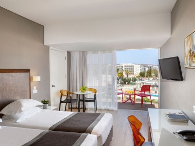 bedroom - hotel faros - ayia napa, cyprus