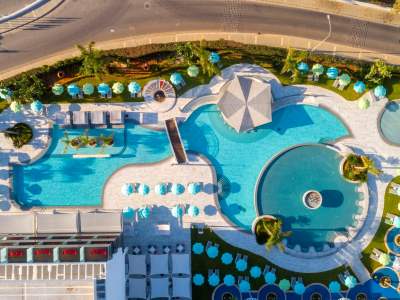 outdoor pool - hotel faros - ayia napa, cyprus