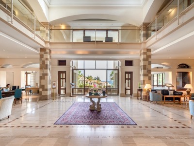 lobby - hotel columbia beach resort - pissouri, cyprus