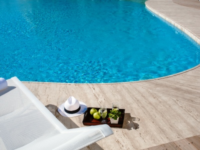 outdoor pool - hotel lebay beach - larnaca, cyprus