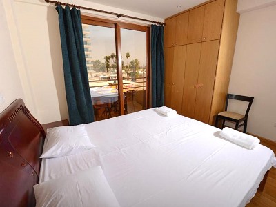 bedroom 3 - hotel les palmiers apartments - annex building - larnaca, cyprus