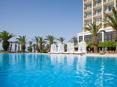 outdoor pool - hotel sandy beach hotel and spa - larnaca, cyprus