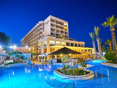 exterior view 2 - hotel golden bay beach - larnaca, cyprus