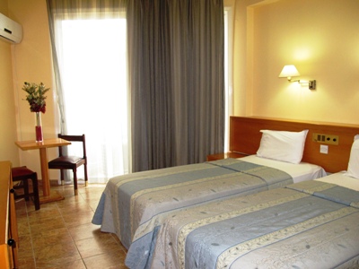 bedroom - hotel flamingo beach - larnaca, cyprus