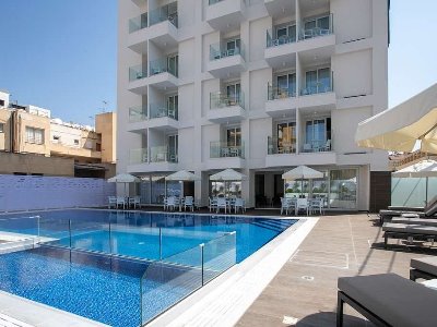 outdoor pool - hotel best western plus larco hotel - larnaca, cyprus