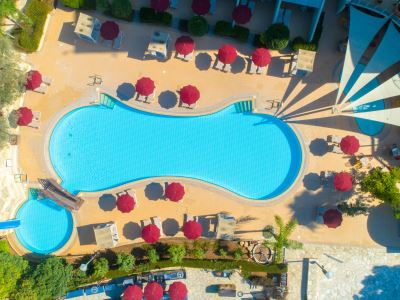 outdoor pool - hotel st raphael - limassol, cyprus