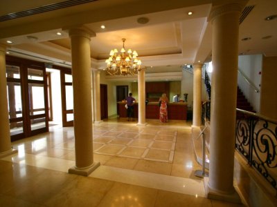 lobby - hotel curium palace - limassol, cyprus