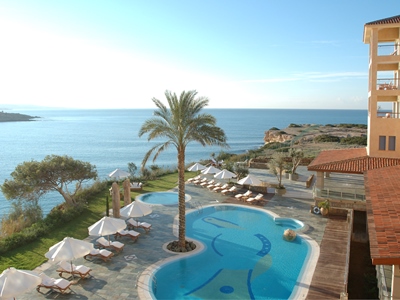 outdoor pool - hotel thalassa boutique hotel and spa - paphos, cyprus