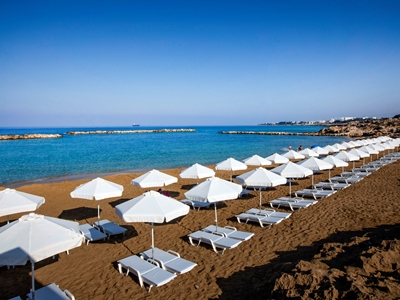beach - hotel venus beach - paphos, cyprus