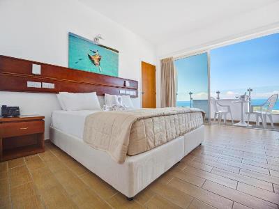 bedroom 1 - hotel avlida - paphos, cyprus