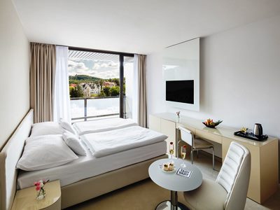 bedroom - hotel spa hotel thermal - karlovy vary, czech republic
