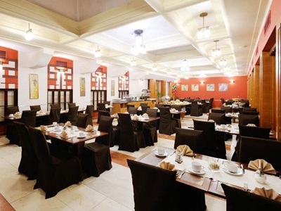 restaurant 1 - hotel majestic plaza - prague, czech republic
