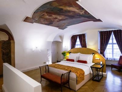 bedroom 2 - hotel the mozart - prague, czech republic