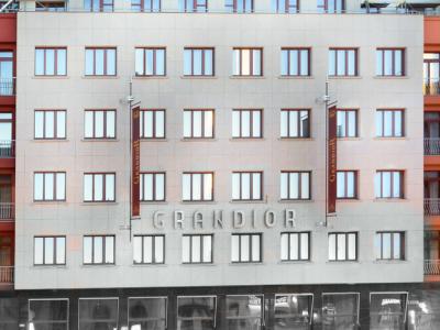 exterior view - hotel grandior - prague, czech republic