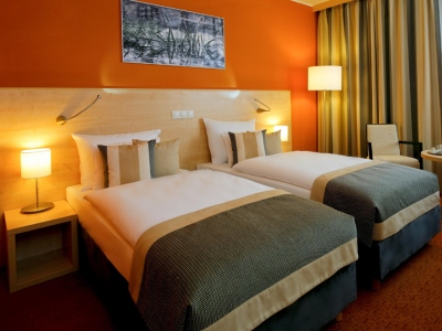 bedroom - hotel aquapalace - prague, czech republic