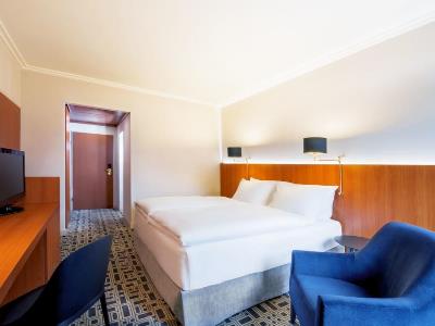 bedroom 1 - hotel nh prague city - prague, czech republic