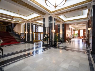 lobby - hotel grand hotel international prague - prague, czech republic