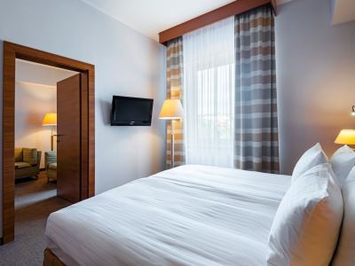 bedroom - hotel grand hotel international prague - prague, czech republic