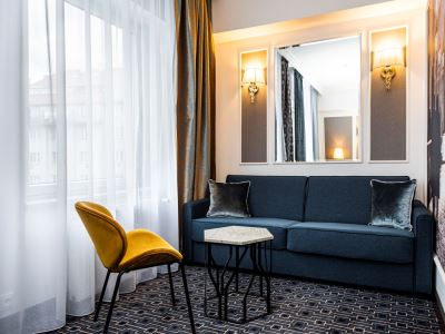 bedroom 6 - hotel grand hotel international prague - prague, czech republic