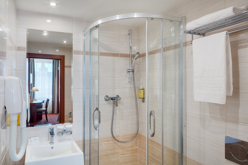 bathroom - hotel adria prague - prague, czech republic
