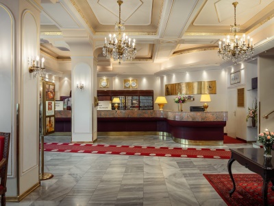 lobby - hotel ambassador zlata husa - prague, czech republic