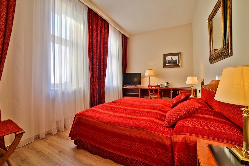 standard bedroom - hotel ariston and ariston patio - prague, czech republic