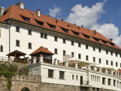exterior view - hotel ruze - cesky krumlov, czech republic